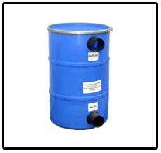 50 LB HDPE Pollution Control Barrel. For Lift Stations,Grease Traps & Mainline  Vents. Max 50CFM.