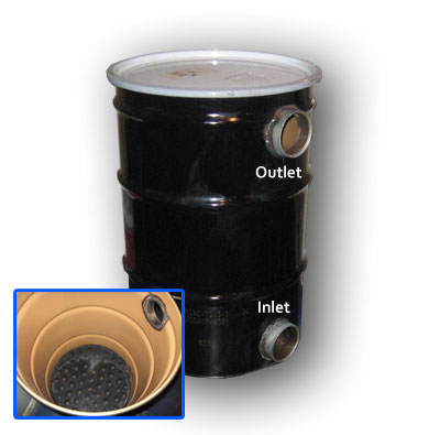 Mega Wolverine 150 LB Pollution Control Barrel