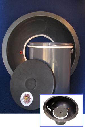 Wolverine Brand Activated Carbon Manhole Sewer Odor Filter Insert