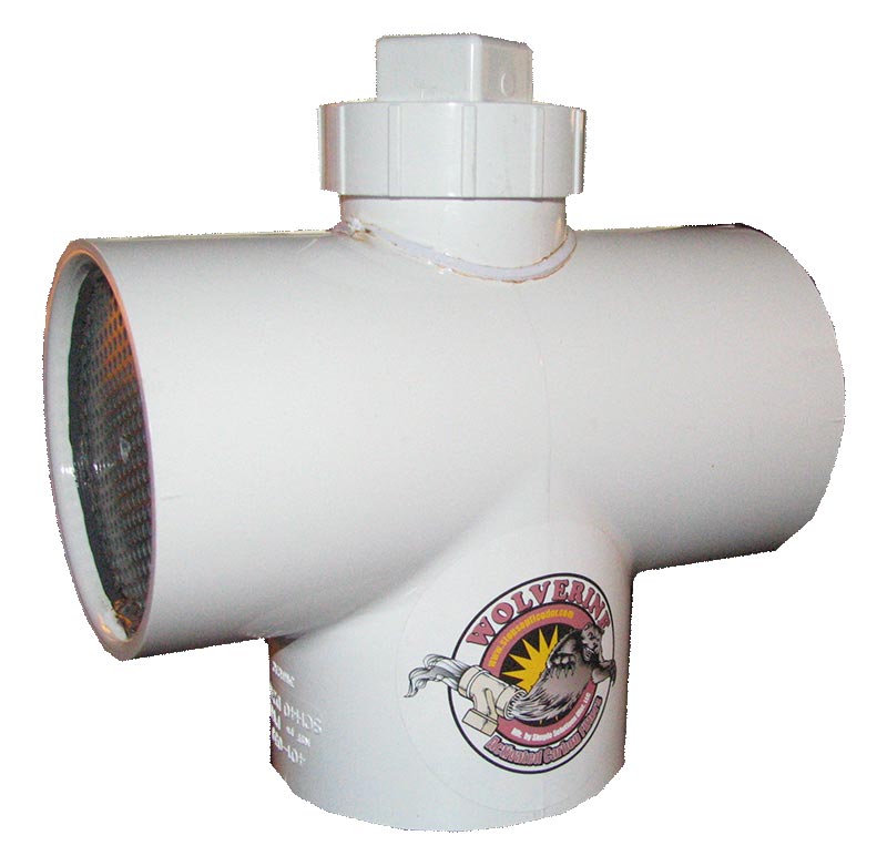 A heavy-duty septic vent filter for removing H2S & other VOCs from home sewer vents